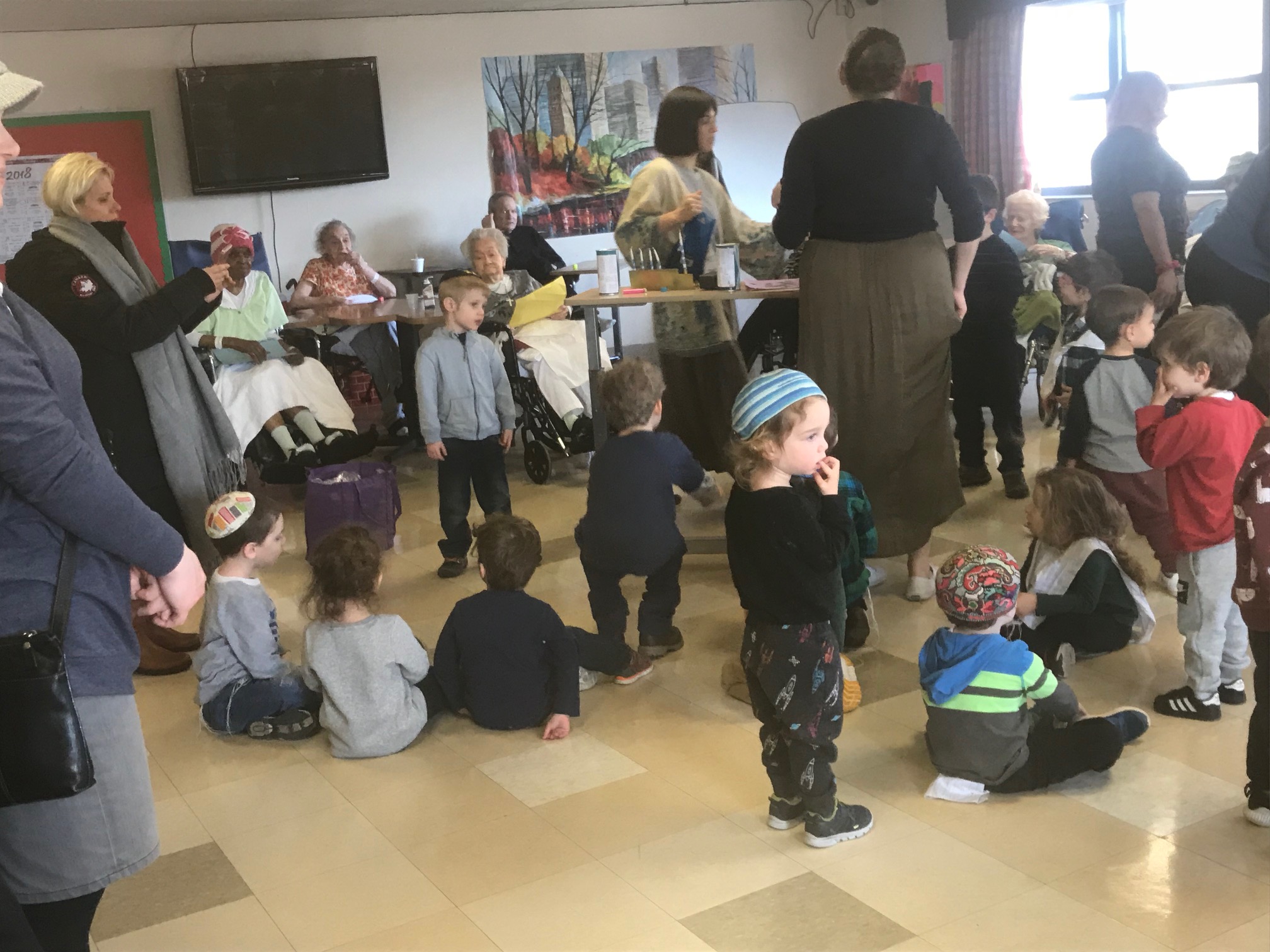 Celebrating Hanukkah at Fort Tryon