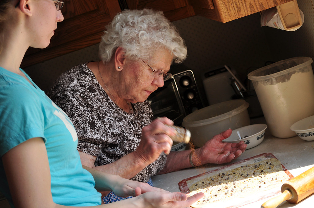 Enjoying some delicious homemade baked goods at Fort Tryon!