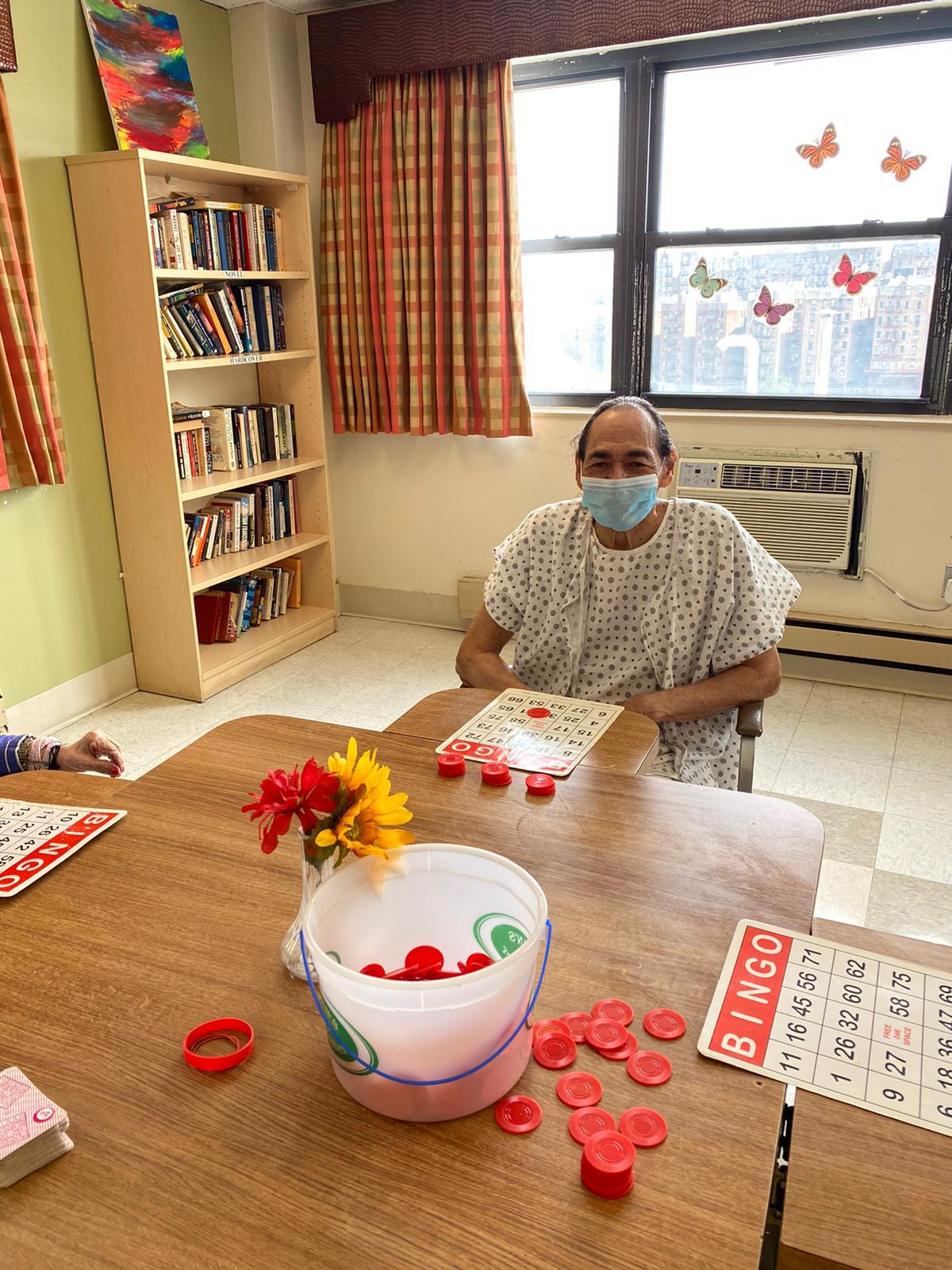 Playing BINGO at Fort Tryon