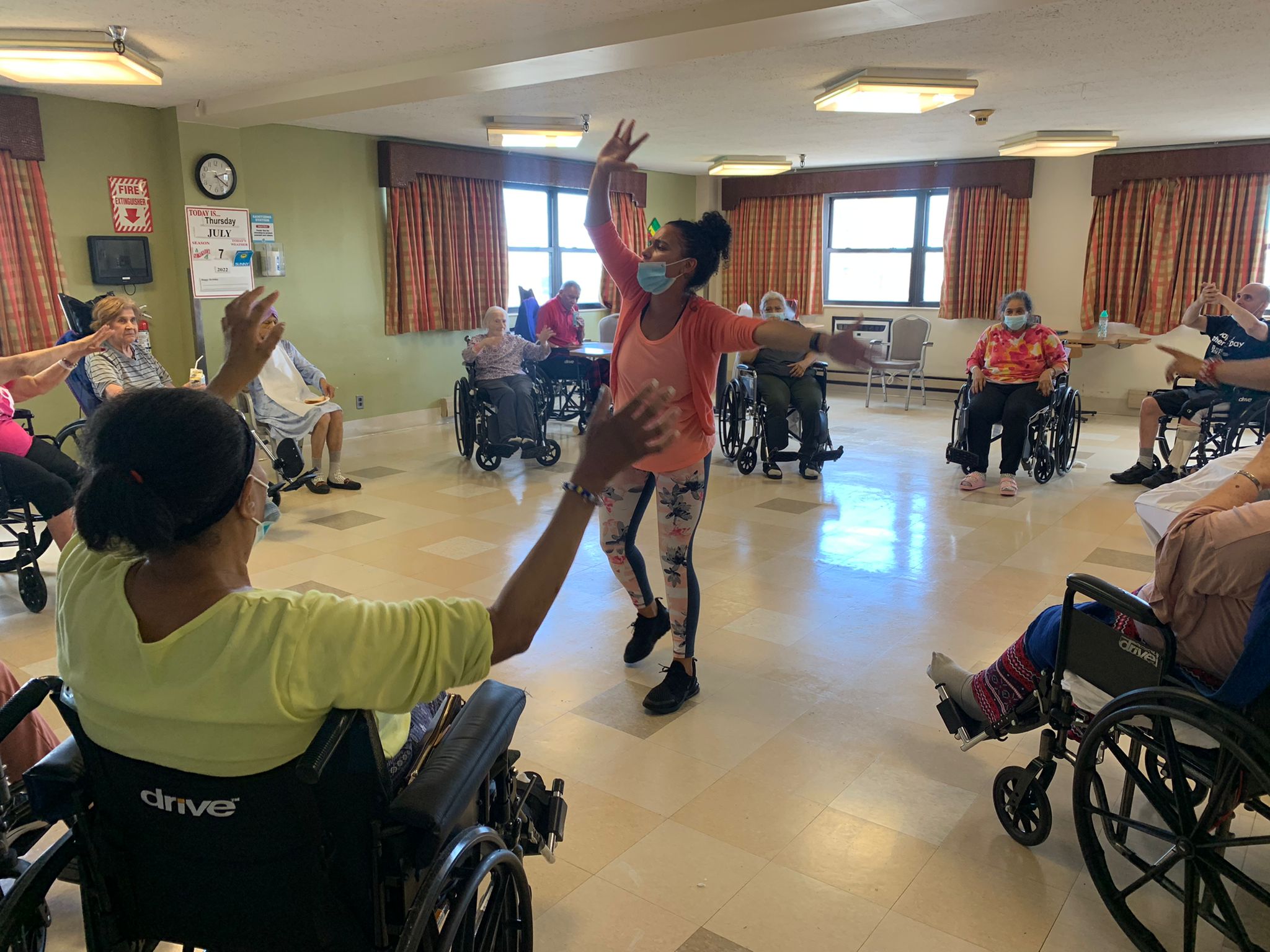 Zumba Activity at Fort Tryon