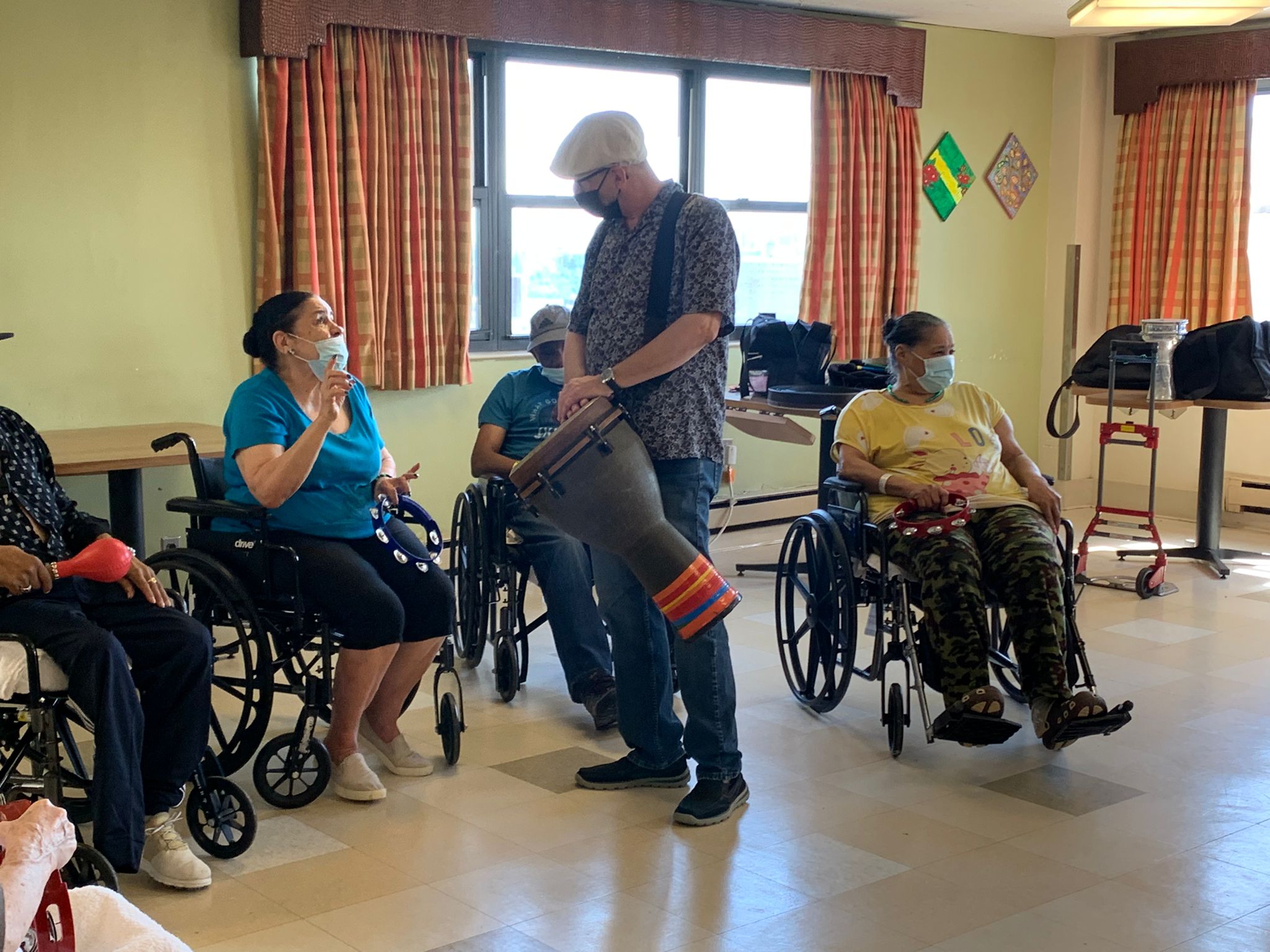 Group drumming and Virtual Tai Chi