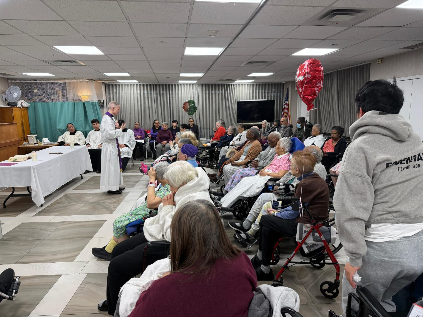 Church Clergy Lead Ash Wednesday Ceremony at Fort Tryon